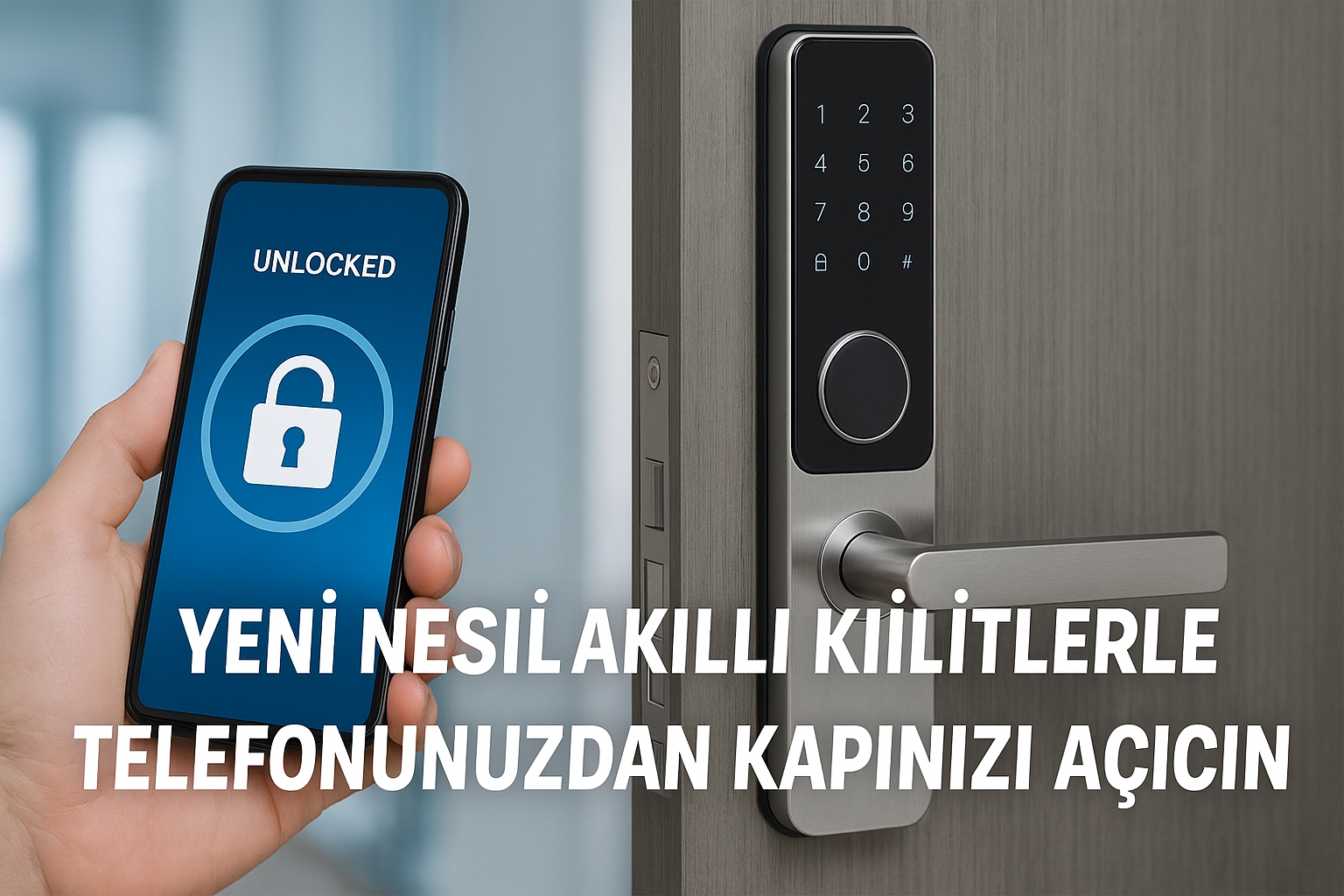 Yeni Nesil Akıllı Kilitlerle Telefonunuzdan Kapınızı Açın